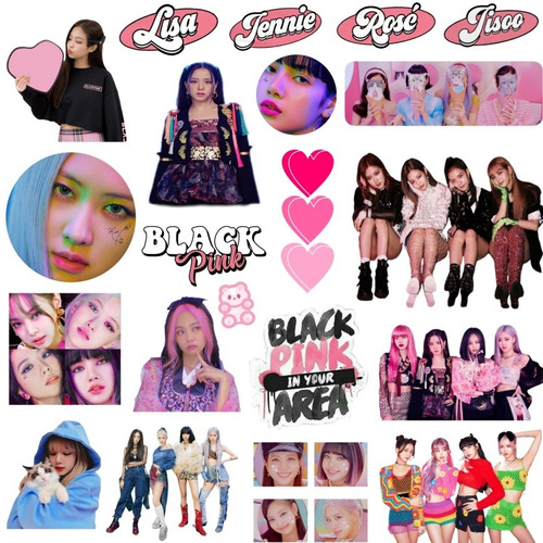 Stickers Kpop Blackpink Pack De 20 Unidades Surtidos